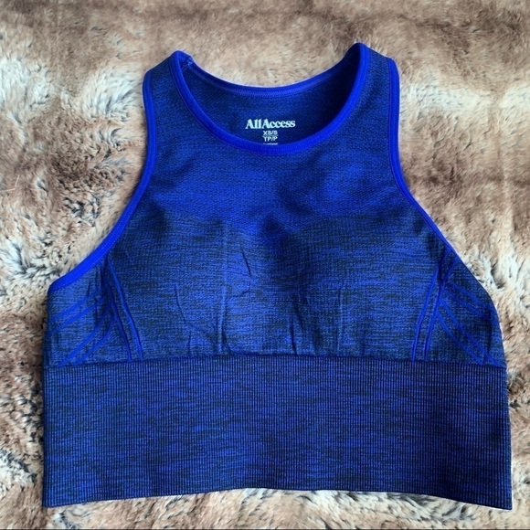 All Access Bandier Blue Sports Bra - Picture 1 of 4
